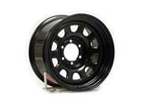 Vision Off-Road D Window Gloss Black 6-Lug Wheel; 17x9; -12mm Offset (15-20 Yukon)