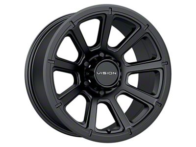 Vision Off-Road Turbine Matte Black 6-Lug Wheel; 20x9; 18mm Offset (09-14 F-150)