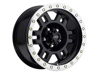 Vision Off-Road Manx Gloss Black Machined 6-Lug Wheel; 18x9; 18mm Offset (09-14 F-150)