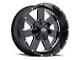 Vision Off-Road Arc Gloss Black Milled 6-Lug Wheel; 18x9; 12mm Offset (09-14 F-150)