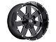 Vision Off-Road Arc Gloss Black Milled 6-Lug Wheel; 18x9; -12mm Offset (15-20 F-150)