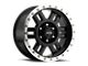 Vision Off-Road Manx Gloss Black Machined 6-Lug Wheel; 18x9; 18mm Offset (21-24 F-150)