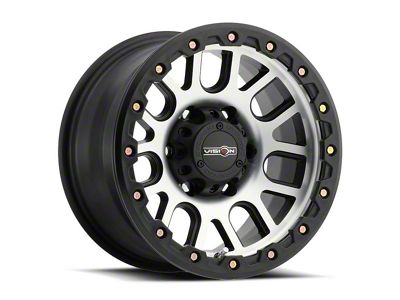 Vision Off-Road Nemesis Matte Black Machined 8-Lug Wheel; 20x9; 10mm Offset (23-24 F-250 Super Duty)