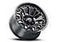 Vision Off-Road Armor Gloss Black Milled with Black Bolt Inserts 6-Lug Wheel; 18x9; 12mm Offset (2024 Ranger)