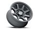 Vision Off-Road Flow Satin Black 6-Lug Wheel; 17x9; -12mm Offset (2024 Ranger)