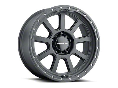 Vision Off-Road Ojos Satin Black 6-Lug Wheel; 20x9; 0mm Offset (24-25 Ranger)