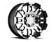 Vision Off-Road Warrior Gloss Black Machined 6-Lug Wheel; 17x8.5; 18mm Offset (91-96 Dakota)