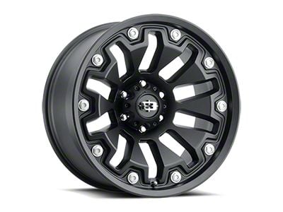 Vision Off-Road Armor Satin Black 5-Lug Wheel; 20x9; -12mm Offset (94-01 RAM 1500)