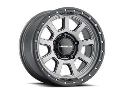 Vision Off-Road Ojos Satin Gray 5-Lug Wheel; 20x9; -12mm Offset (94-01 RAM 1500)