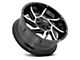 Vision Off-Road Prowler Gloss Black Machined 5-Lug Wheel; 18x9; 12mm Offset (94-01 RAM 1500)