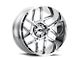 Vision Off-Road Sliver Chrome 5-Lug Wheel; 20x9; 12mm Offset (94-01 RAM 1500)