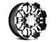 Vision Off-Road Warrior Gloss Black Machined 5-Lug Wheel; 17x8.5; 18mm Offset (94-01 RAM 1500)