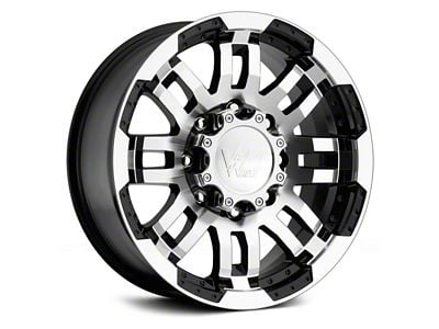 Vision Off-Road Warrior Gloss Black Machined 5-Lug Wheel; 20x9; 18mm Offset (94-01 RAM 1500)