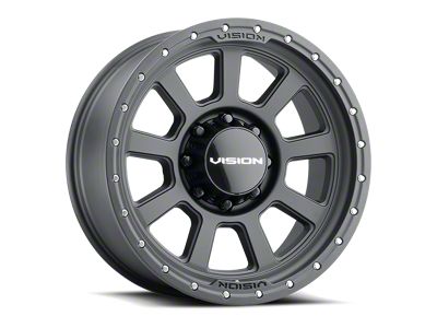 Vision Off-Road Ojos Satin Black 8-Lug Wheel; 17x9; 12mm Offset (99-07 F-350 Super Duty SRW)
