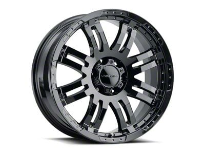 Vision Off-Road Warrior Gloss Black 6-Lug Wheel; 18x8.5; 18mm Offset (99-06 Sierra 1500)