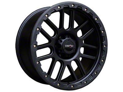 Vision Off-Road Nemesis Matte Black 6-Lug Wheel; 18x9; 18mm Offset (99-06 Silverado 1500)