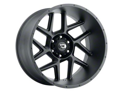 Vision Off-Road Sliver Satin Black 6-Lug Wheel; 20x9; 0mm Offset (99-06 Silverado 1500)