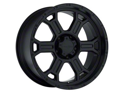 Vision Off-Road Raptor Matte Black 6-Lug Wheel; 17x9; -6mm Offset (99-06 Silverado 1500)