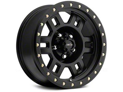 Vision Off-Road Manx Matte Black 6-Lug Wheel; 17x8.5; 0mm Offset (99-06 Silverado 1500)