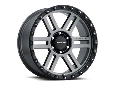 Vision Off-Road Manx 2 Satin Gray 6-Lug Wheel; 17x9; -12mm Offset (23-25 Canyon)