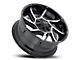 Vision Off-Road Prowler Gloss Black Machined 6-Lug Wheel; 20x9; -12mm Offset (23-24 Canyon)