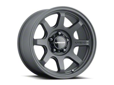 Vision Off-Road Flow Satin Black 6-Lug Wheel; 17x9; -12mm Offset (23-25 Colorado)