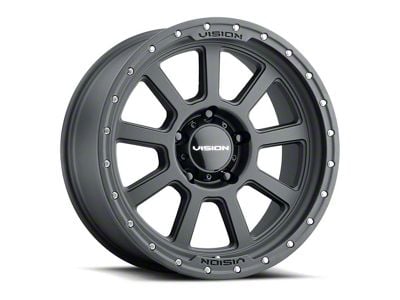 Vision Off-Road Ojos Satin Black 6-Lug Wheel; 17x9; 12mm Offset (23-25 Colorado)