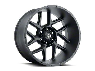 Vision Off-Road Sliver Satin Black 6-Lug Wheel; 20x9; 0mm Offset (23-25 Colorado)