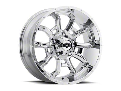 Vision Off-Road Bomb Chrome 5-Lug Wheel; 20x9; 12mm Offset (05-11 Dakota)