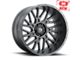 Vision Off-Road Brawl Satin Black 5-Lug Wheel; 20x9; 12mm Offset (05-11 Dakota)