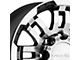 Vision Off-Road Warrior Gloss Black Machined 5-Lug Wheel; 20x9; 18mm Offset (05-11 Dakota)