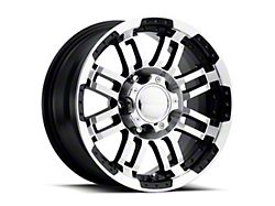 Vision Off-Road Warrior Gloss Black Machined 5-Lug Wheel; 16x8; 0mm Offset (97-03 F-150)