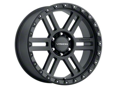 Vision Off-Road Manx 2 Satin Black 6-Lug Wheel; 20x9; 0mm Offset (19-24 RAM 1500)