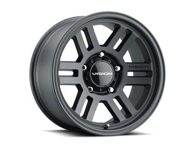 Vision Off-Road Manx 2 Overland Satin Black 5-Lug Wheel; 17x9; -12mm Offset (02-08 RAM 1500, Excluding Mega Cab)