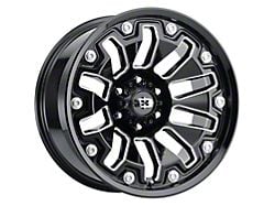 Vision Off-Road Armor Gloss Black Milled 6-Lug Wheel; 18x9; 12mm Offset (19-25 RAM 1500)