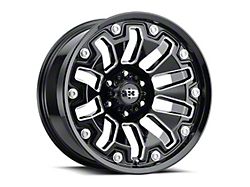 Vision Off-Road Armor Gloss Black Milled 5-Lug Wheel; 20x9; 12mm Offset (09-18 RAM 1500)