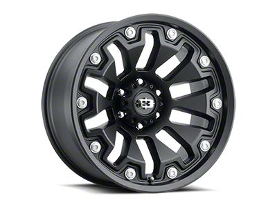 Vision Off-Road Armor Satin Black 5-Lug Wheel; 20x9; 12mm Offset (02-08 RAM 1500, Excluding Mega Cab)