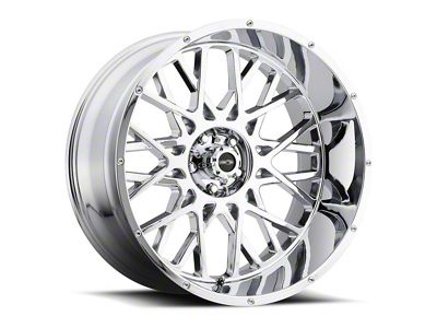 Vision Off-Road Rocker Chrome 8-Lug Wheel; 20x10; -25mm Offset (06-08 RAM 1500 Mega Cab)