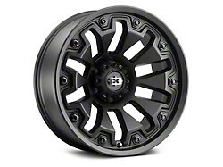 Vision Off-Road Armor Satin Black with Black Bolt Inserts 6-Lug Wheel; 20x9; 12mm Offset (19-23 Ranger)