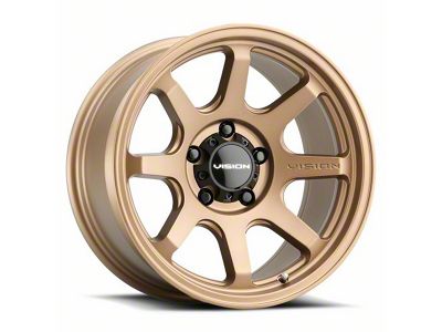 Vision Off-Road Flow Bronze 6-Lug Wheel; 17x9; -12mm Offset (19-24 Silverado 1500)