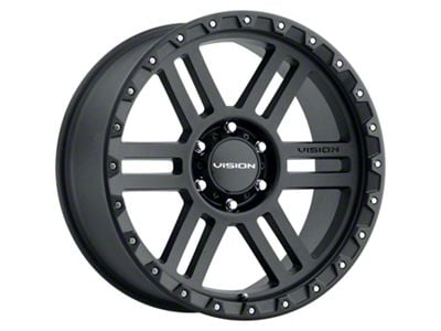 Vision Off-Road Manx 2 Satin Black 6-Lug Wheel; 20x9; 12mm Offset (19-24 Silverado 1500)