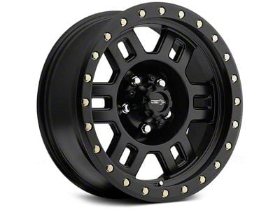 Vision Off-Road Manx Matte Black 6-Lug Wheel; 17x8.5; 0mm Offset (19-24 Silverado 1500)