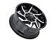 Vision Off-Road Prowler Gloss Black Machined 6-Lug Wheel; 17x9; -12mm Offset (14-18 Silverado 1500)