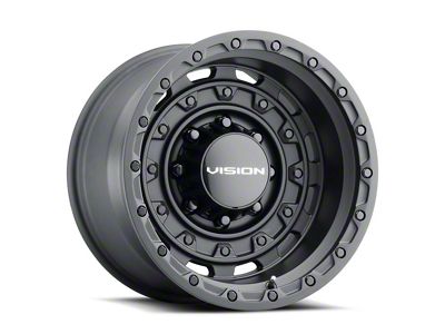 Vision Off-Road Tactical Satin Black 8-Lug Wheel; 18x9.5; -18mm Offset (07-10 Silverado 2500 HD)