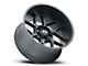 Vision Off-Road Sliver Satin Black 6-Lug Wheel; 20x9; 0mm Offset (21-24 Tahoe)