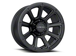 Vision Off-Road Turbine Matte Black 6-Lug Wheel; 20x9; 18mm Offset (21-24 Tahoe)