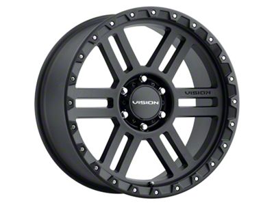 Vision Off-Road Manx 2 Satin Black 6-Lug Wheel; 17x9; -12mm Offset (19-23 Ranger)