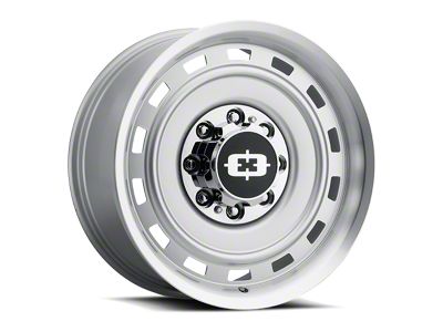 Vision Wheel Cheyenne Silver Machined Lip 8-Lug Wheel; 20x10; 4mm Offset (01-06 Sierra 2500 HD)