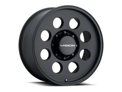 Vision Wheel Midway Satin Black 8-Lug Wheel; 16x8; 0mm Offset (01-06 Sierra 2500 HD)