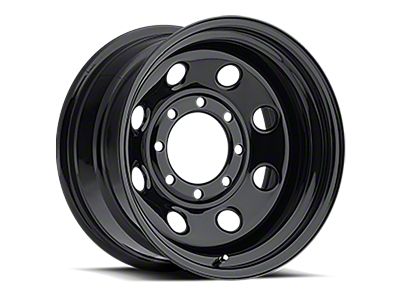 Vision Wheel Soft 8 Steel Gloss Black 8-Lug Wheel; 17x9; -12mm Offset (01-06 Sierra 2500 HD)